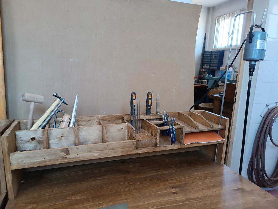 Bancada de ourives, joalheiro