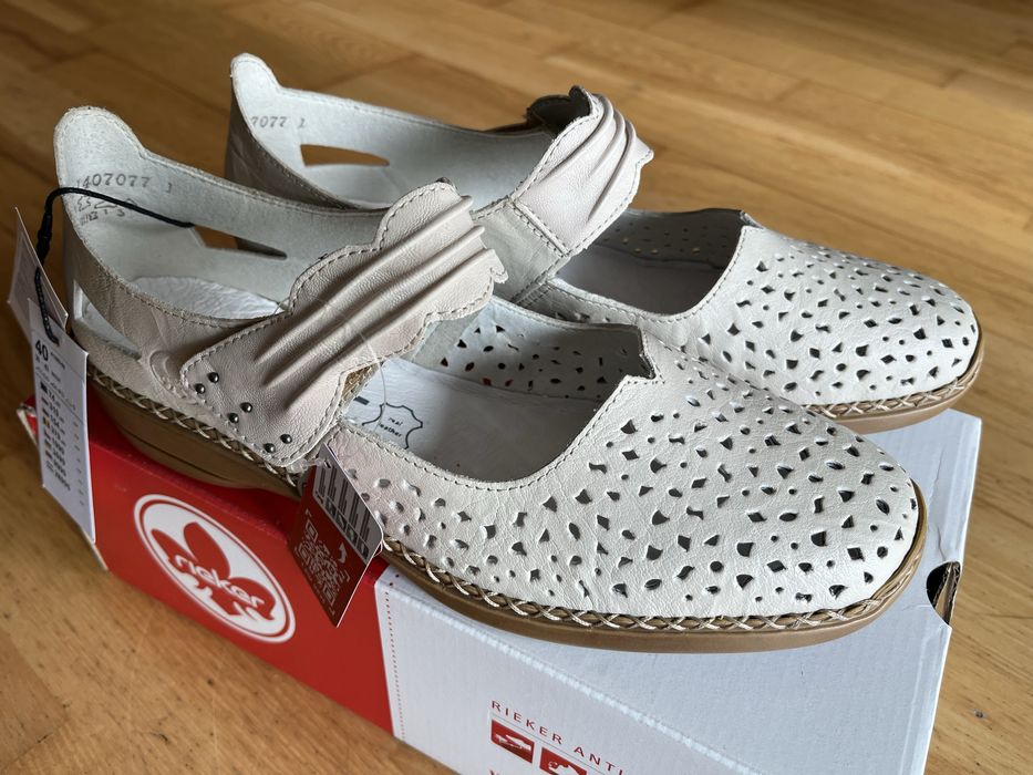 Buty Rieker, damskie, nowe, rozm. 40, podeszwy antystresowe