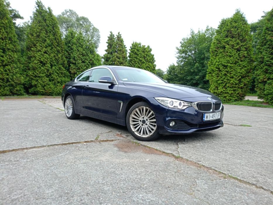 BMW Seria 4 xdrive 4x4 automat navi kamery skóry grzane bixenon Individual luxury