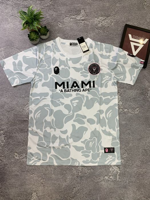 Футболка Bape Miami,Бейп Маямі,світла на літо,весну
