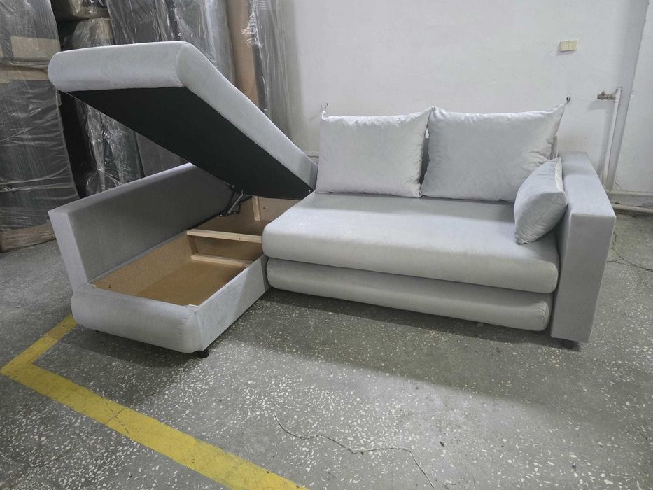 Duża kanapa NIKI. Wygodny narożnik