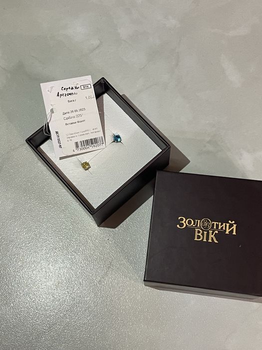 Нові сережки «Золотий Вік»