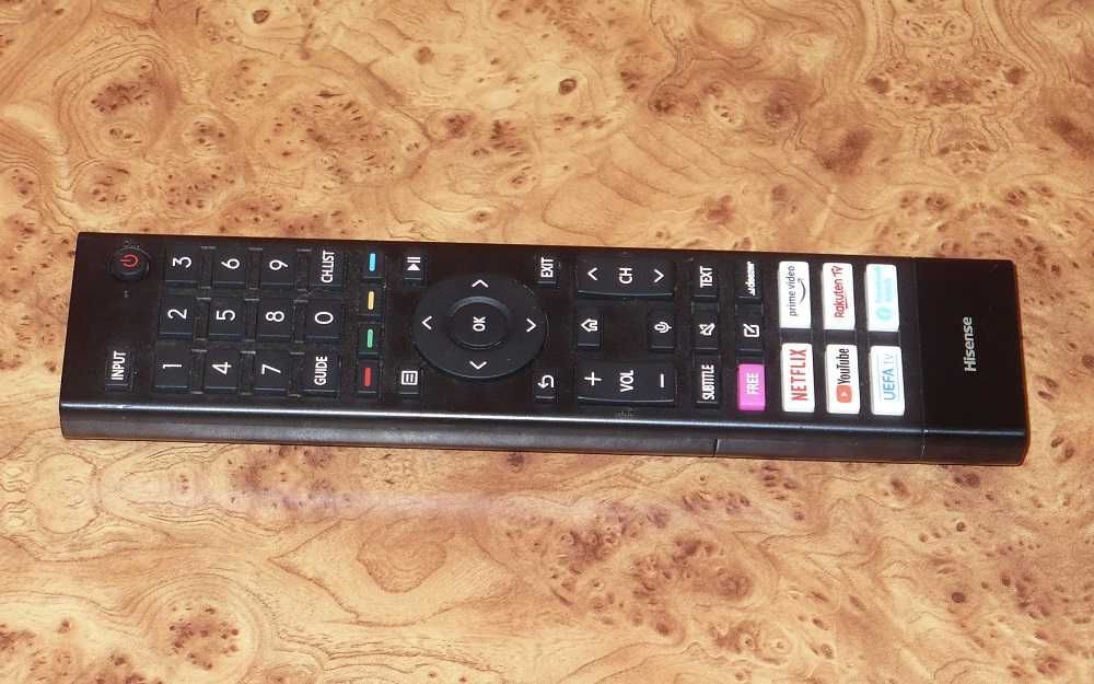 Oryginalny pilot ze sterowaniem głosowym do TV Hisense 55A7GQ