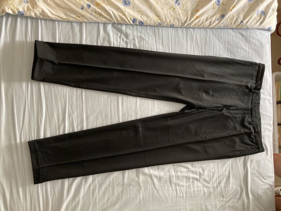 Calças de fato Hugo Boss pretas tamanho 48