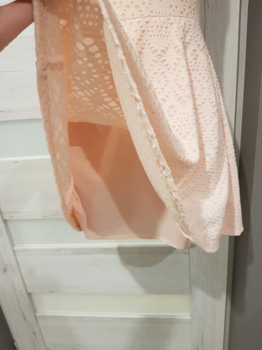 Sukienka 36 pudrowy róż