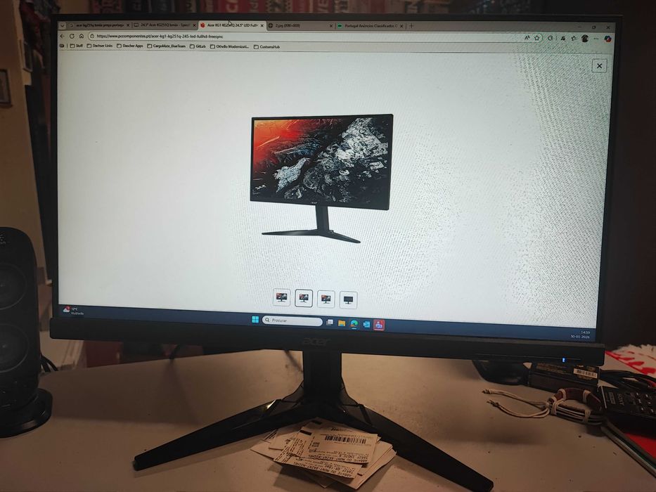 Monitor Acer kg251q 24.5"