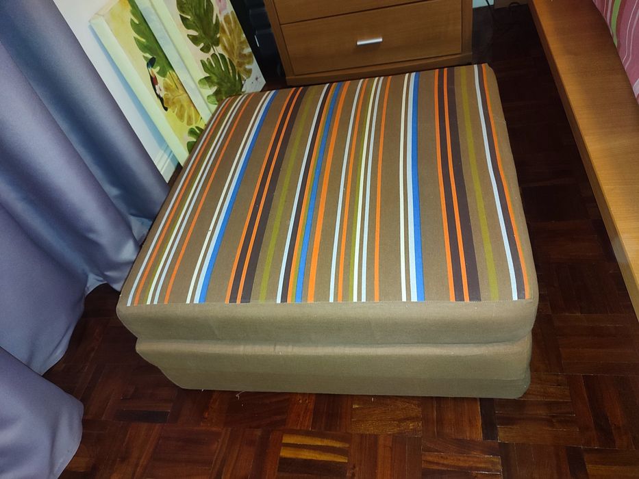 Colchão pouf 3 modulos
