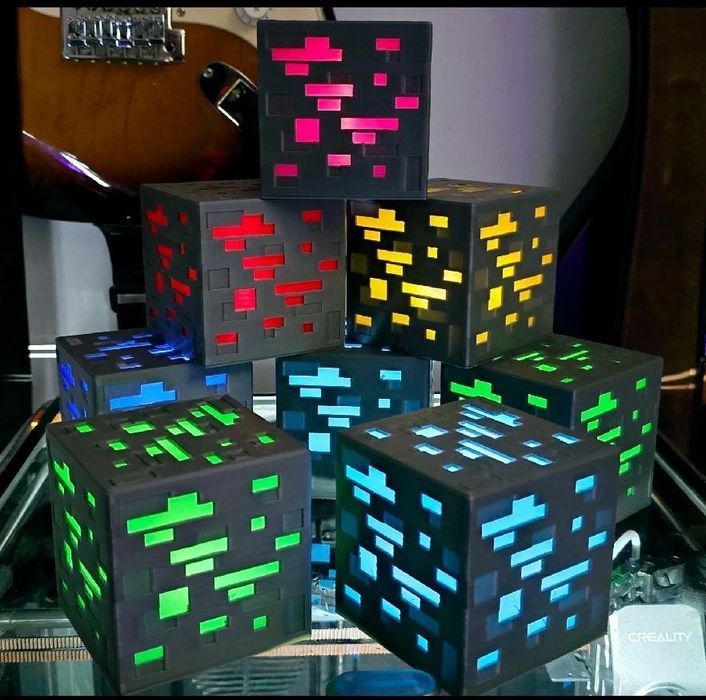 Minecraft лампа  ‼️ для фігурок Kinder Joy LED нічник Майнкрафт