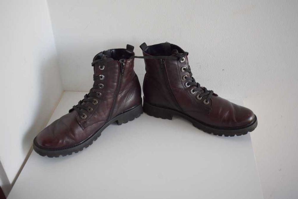 Remonte Botki buty skórzane 42 sztyblety