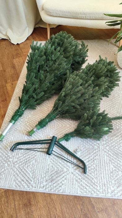 Альпійська зелена 2,1 м Siga group лита штучна ялинка ёлка литая