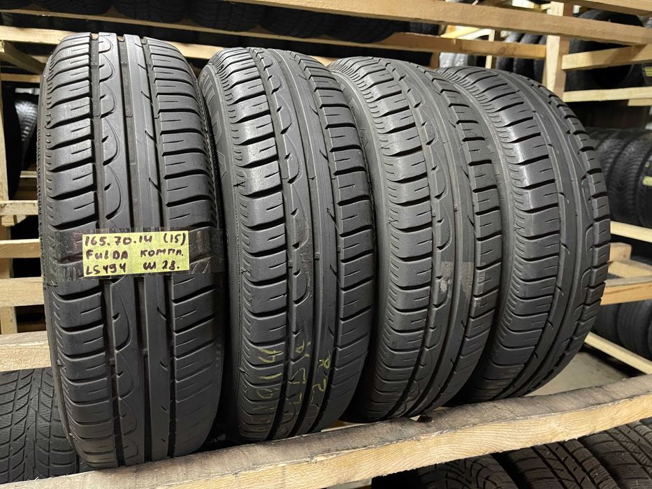 LS494 Літні шини 165/70r14 Fulda EcoControl комплект резина р14