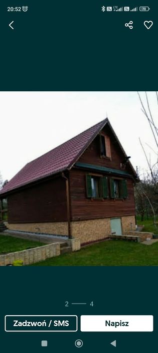 Domek letniskowy całoroczny pietrowy 70m2