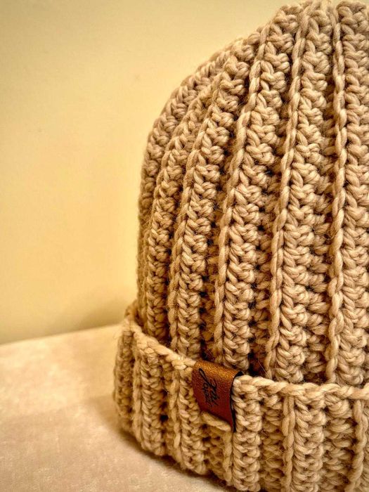 Czapka 100% handmade z alpaki