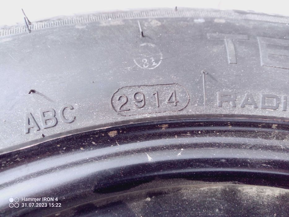 Oryginalna dojazdówka, koło dojazdowe citroen ds3 10-19r. 15' stan bdb