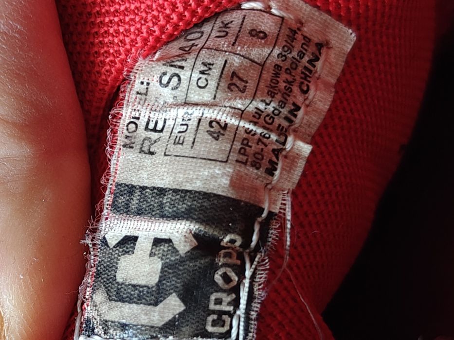 Czerwone sneakersy Cropp 42