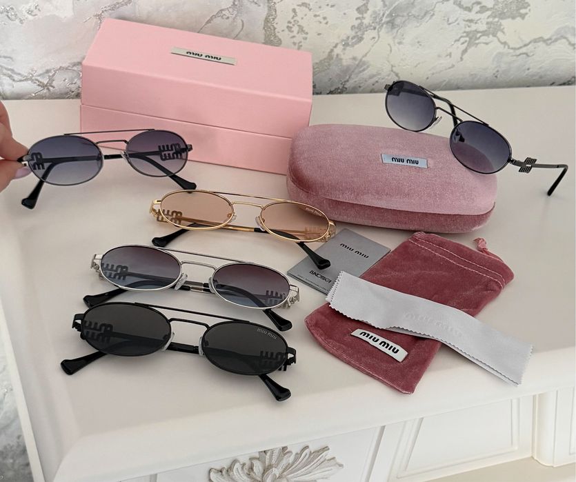 солнцезащитные очки Miu Miu полный комплект