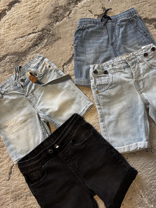 Zestaw spodenek jeansowych 92/98
