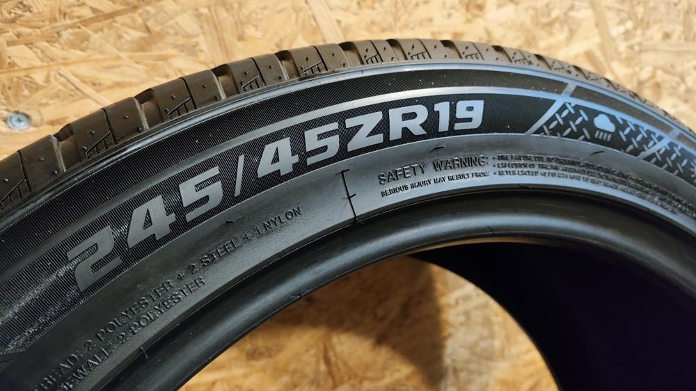 Opony wielosezonowe całoroczne 245/45/ZR19 6mm 2024 r.