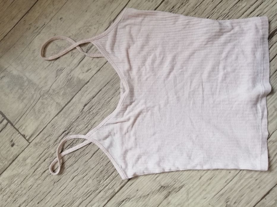 Beżowy top bluzeczka Bershka S