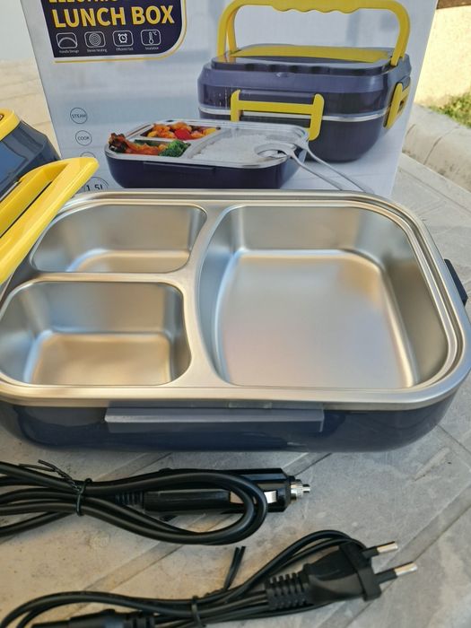 Lancheira De Aço Inoxidável 1,5l, Para Viagem , com ficha 12v ou 220v novo