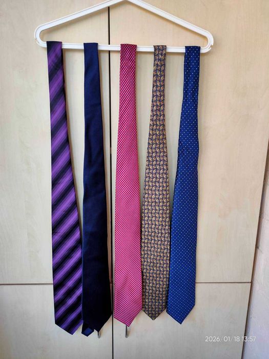 Набір краваток 5 шт. шовк