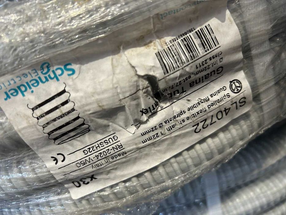 Rura karbowana / peszel Schneider Electric Ø22 mm – nowa