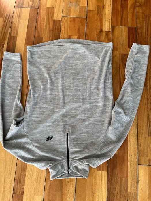 bluza męska w rozmiar L szara 4F