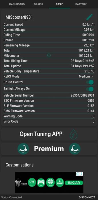 Xiaomi Scooter Pro 2 1020km com capacete