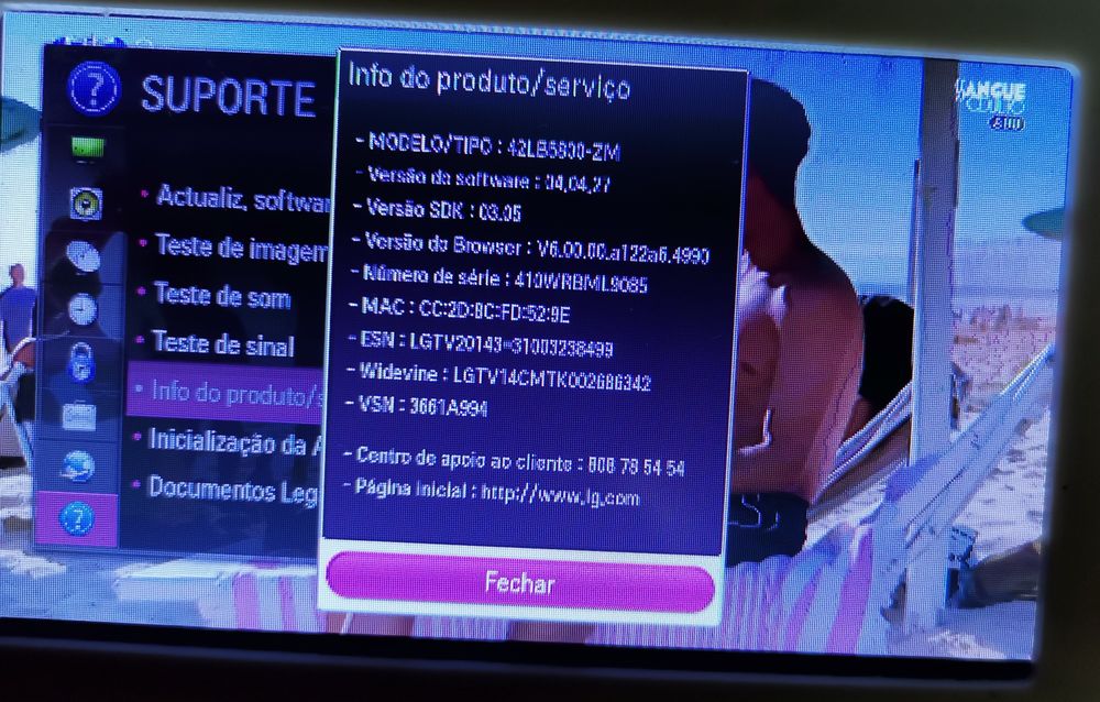 Mainboard LG 42LB 5 8 0 0  EAX6 5 6 1 0 9 0 4