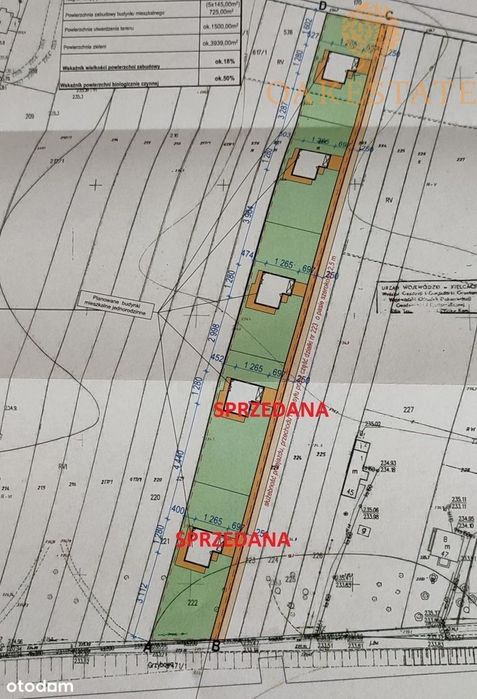działki 1100 m2, cisza i zieleń