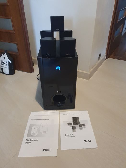 Subwoofer Teufel Consono 15 plus satelitki