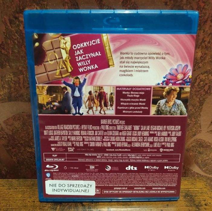 Wonka Blu-ray film