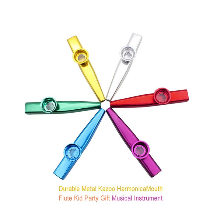 Kazoos Coloridos: Instrumento Musical Kazoo Alta Qualidade Sopro Festa