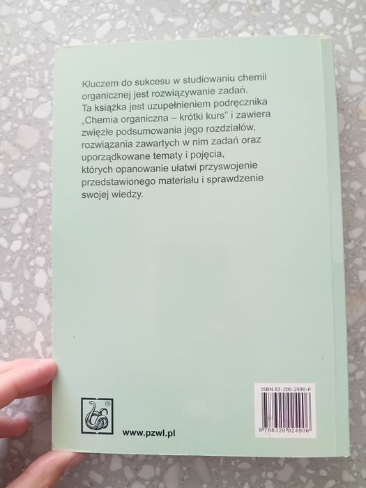 Hart Chemia organiczna Krótki kurs + Repetytorium i rozwiązania zadań PZWL
