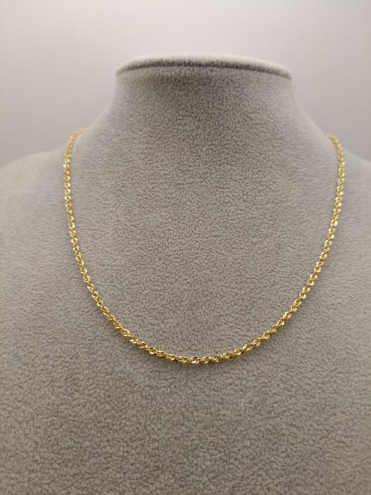 Złoty Łańcuszek 45cm Pr.585 Nowy Zapraszamy