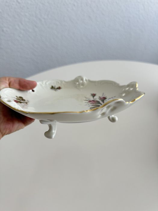 Paterka na nóżkach Rosenthal Sanssouci Ramona róże