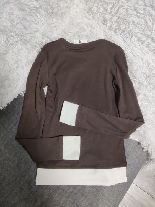 Лонгслів шоколадного кольору Zara