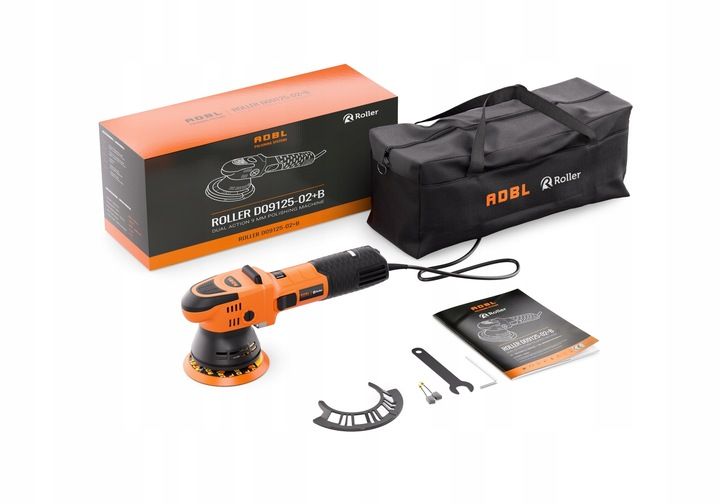 adbl roller d09125-02 polerka 9mm + pasta do szybkiego odświeżenia lakieru