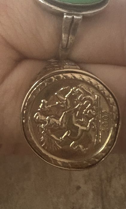 Sygnet złoto sw Jerzy