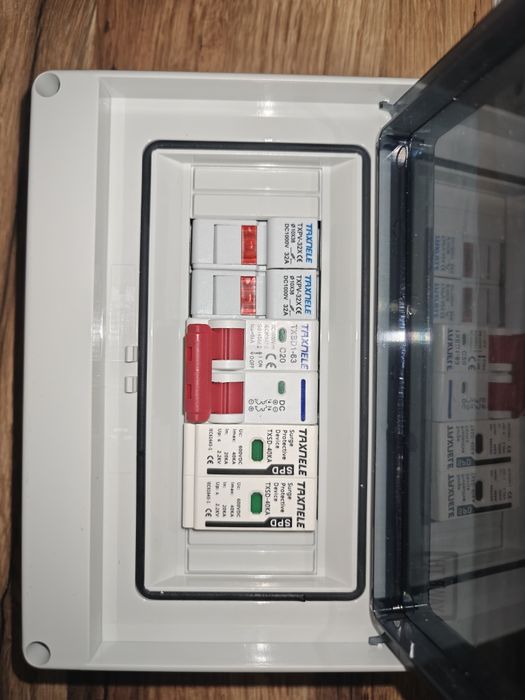 Щит збірка для підключення сонячних панелей PV 20 A ПЗІП 600