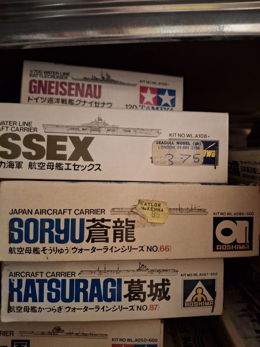 Kits novos 1 /700 navios guerra fujimi aoshimi tamiya etc