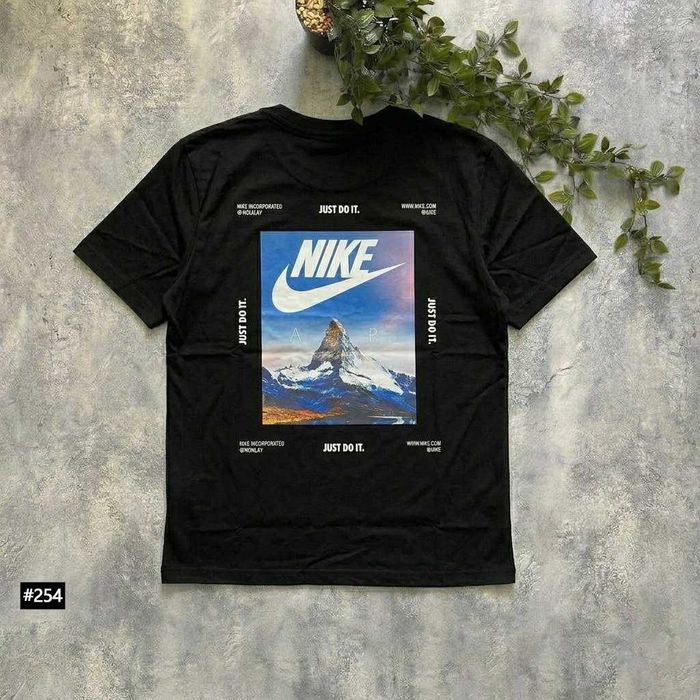 Майка Найк Джордан » Большой Принт Футболка Nike Jordan Mountains Air » XS S M L XL XXL