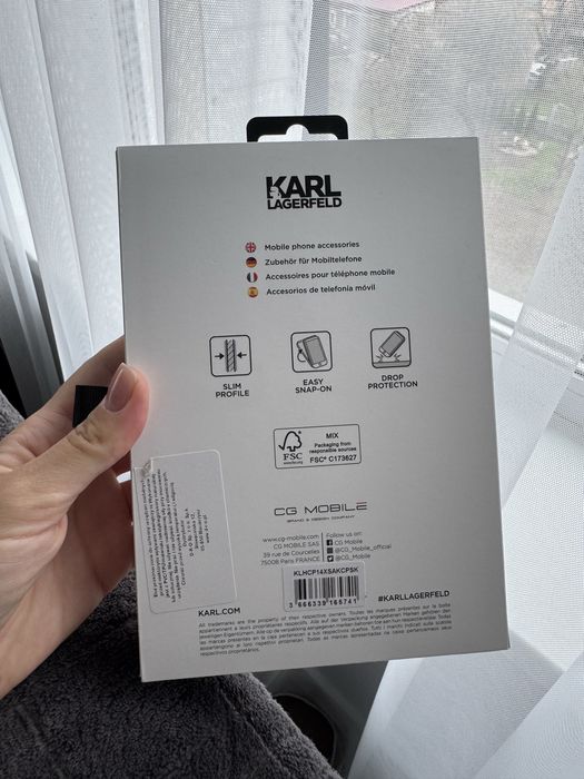 Чохол для iPhone 14 pro max Karl Lagerfeld