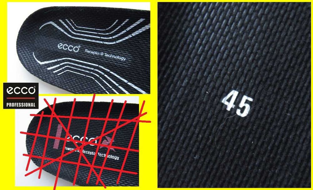 Стельки Ecco Receptor 2 Original Insole р. 45 (29.5см)