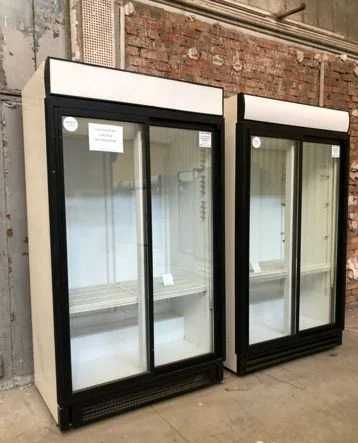 СКЛАД широкий холодильный шкаф витрина холодильник двухдверный бу