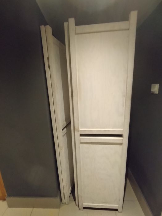 Ciężki drewniany parawan