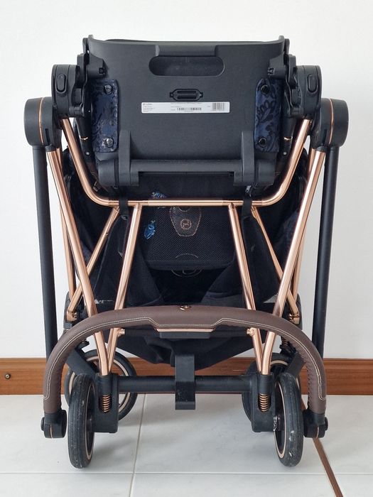 Carrinho Cybex Mios Rosegold + Adaptadores