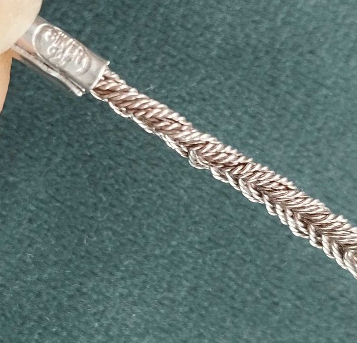 Чокер серебро плетение викинг ручная работа