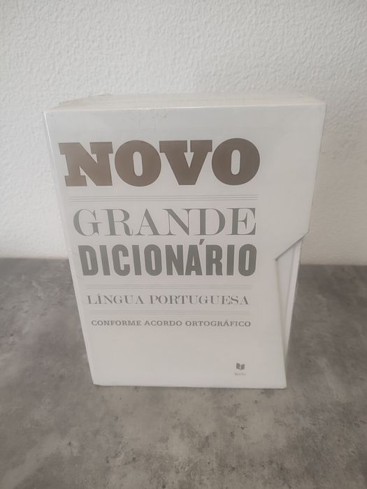 Dicionário português novo e embalado
