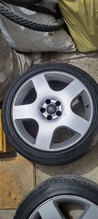 Felgi aluminiowe 5x100 8J R17 ET35 + opony 225/45R17